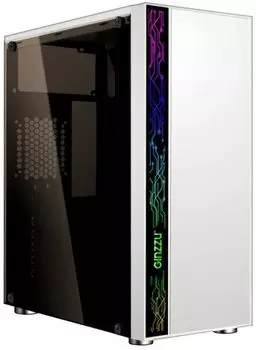 Корпус ATX Ginzzu A390 без БП, боковая панель из закалённого стекла, USB 3.0, USB 2.0