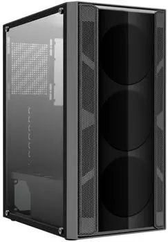 Корпус ATX Ginzzu CL150 без БП, боковая панель из закалённого стекла, 2*USB 2.0, USB 3.0