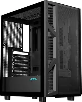 Корпус ATX GMNG GG-CC102 черный, без БП, панель из закаленного стекла, 2*USB 2.0, USB 3.0, audio