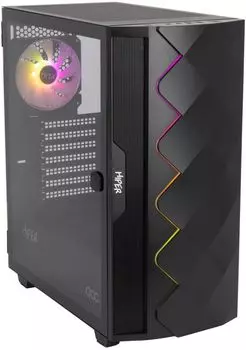 Корпус ATX HIPER DCB черный, без БП, USB 3.0, USB 2.0, audio