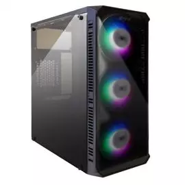 Корпус ATX HIPER HG-C103RGB EREBOS черный, без БП, с окном, USB 2.0, USB 3.0, audio