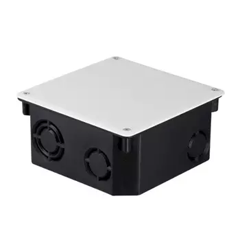 Коробка распределительная EKF plc-kmt-010-006 с крышкой для твердых стен (107х107х50) с саморезами IP20