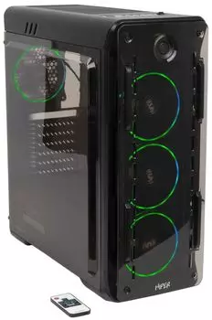 Корпус ATX HIPER OB черный, без БП, USB 3.0 2*USB 2.0, audio