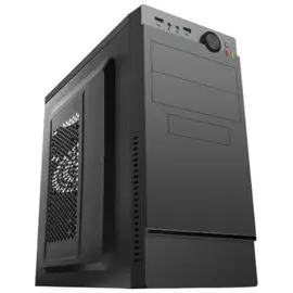 Корпус ATX HIPER Office M5833 HO-M5833-U22-400 черный, БП 400W, 2*USB 2.0, audio