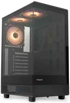 Корпус ATX HSPD F510 без БП, боковая панель из закалённого стекла, 2*USB 3.0