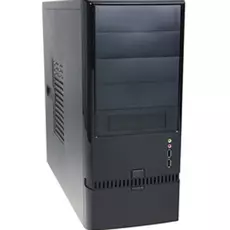 Корпус ATX In Win EC022BL 6101059 черный 450W (USB 2.0x2, Audio),