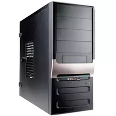 Корпус ATX In Win EC025BL 6101060 черный 450W (USB 2.0x2, Audio),