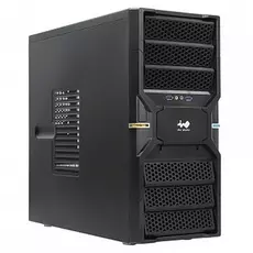 Корпус ATX In Win EC036BL 6135421 черный, 400W RB-S400T70, Midi Tower, 2xUSB 3.0+Audio+MIC