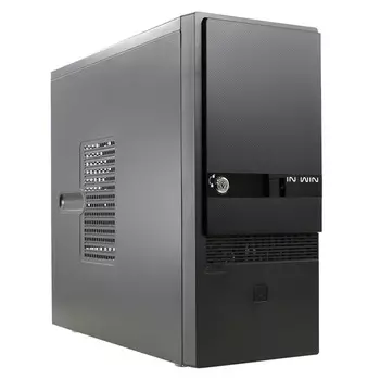 Корпус ATX InWin EC046 black 6195402 450W PM-450ATX, 2*USB, черный