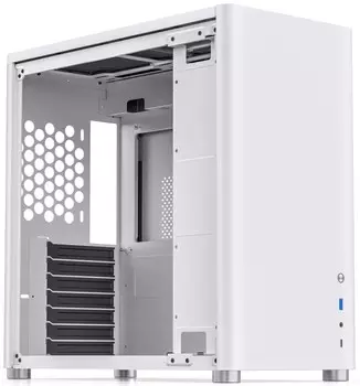 Корпус ATX JONSBO D40 White белый, без БП, боковая панель из закаленного стекла, USB Type-C, USB 3.2, audio