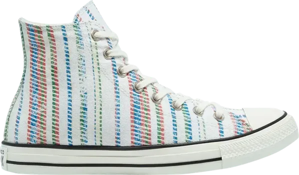 Кроссовки Converse Chuck Taylor All Star High Summer Stripes, разноцветный