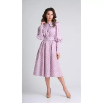Платье Sandyna-13924/2 В цвете: Розовый; Размеры: 50,52,46,48,54,44