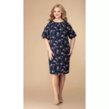 Платье Svetlana Style-1537 В цвете: Синий; Размеры: 56,58,60