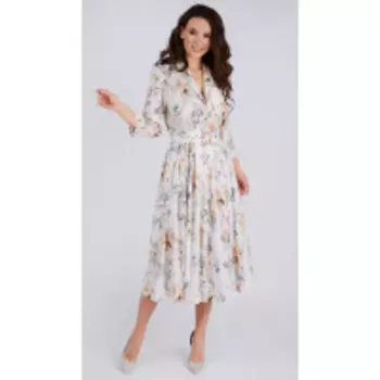 Платье TEFFI style-1425/6 В цвете: Бежевый; Размеры: 50,52,46,54,44