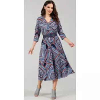 Платье TEFFI style-1486/3 В цвете: Синий; Размеры: 56,50,46,48,54,44