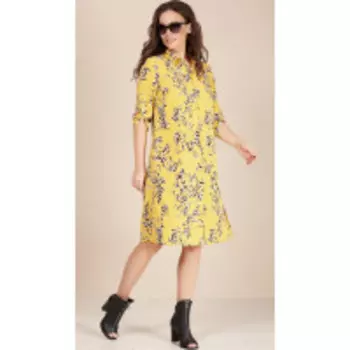 Платье TEFFI style-1493/1 В цвете: Желтый; Размеры: 56,58,46,44