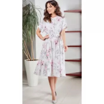 Платье TEFFI style-1550/6 В цвете: Розовый; Размеры: 50,46,48,54
