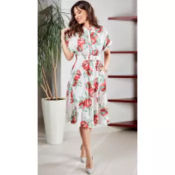 Платье TEFFI style-1550/7 В цвете: Белый; Размеры: 50,54