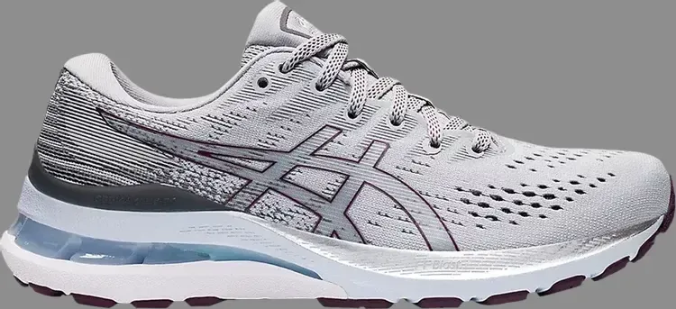 Кроссовки wmns gel kayano 28 wide 'piedmont grey deep plum' Asics, серый