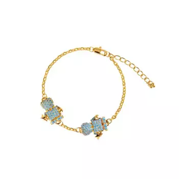 Браслет Gold Precious Bracelet Two Boys - Blue