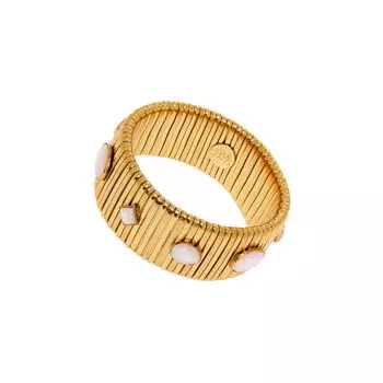 Браслет Strada Bracelet Gold - White Mother-of-pearl