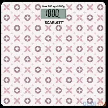 Весы напольные электронные Scarlett SC-BS33E007 макс.180кг рисунок