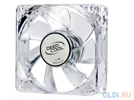 Вентилятор DeepCool XFAN 80L (20dB 1800rpm 60g голубой LED)