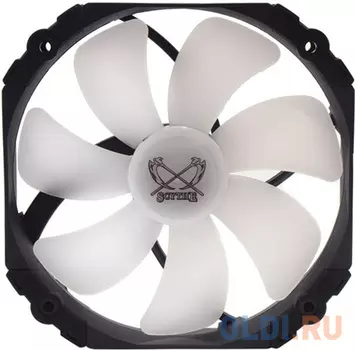 Вентилятор для корпуса Scythe Kaze Flex 140 mm Square RGB PWM Fan 300-1800 rpm (KF1425FD18SR-P) (057576)