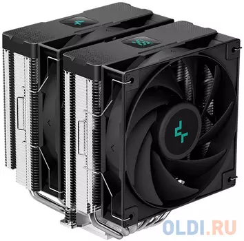 Вентилятор для процессора DeepCool AG620 DIGITAL Socket 115X/1700/1200/AM4/AM5, 120mm, 1950rpm, 29,4 дБ, 260W, 4-pin, Al+Cu (R-AG620-BKNDMN-G-1)
