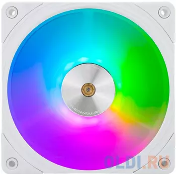 Вентилятор Thermalright TL-B12W-S, 120x120x25.6 мм, 2150 об/мин, 28 дБА, PWM, ARGB подсветка, белый