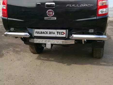 Уголки задние (диаметр 76 мм) TCC FIAFUL16-31 для Fiat Fullback 2016 -
