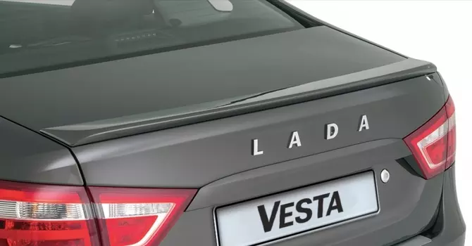 Спойлер LADA Vesta (неокрашенный) для LADA Vesta 2015-