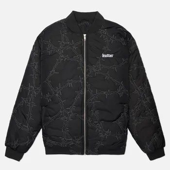 Мужская куртка бомбер Butter Goods Wired, цвет чёрный, размер XL