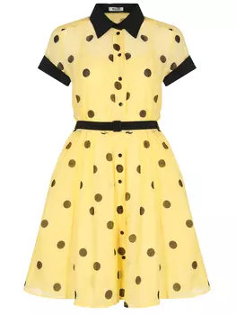 Платье в горох MOSCHINO