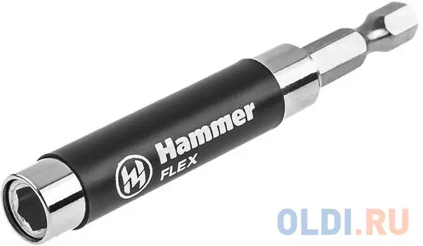 Магнитный держатель для бит Hammer Flex 203-205 выдвижной 1/4*80мм