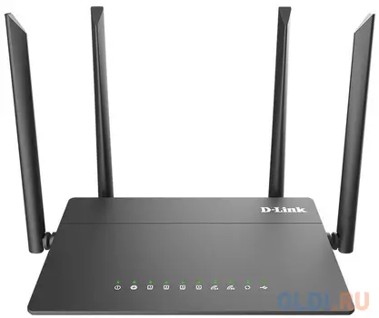 Маршрутизатор D-Link DIR-815/RU/R1B Беспроводной двухдиапазонный маршрутизатор AC1200 с поддержкой технологии MU-MIMO, 3G/LTE и USB-портом