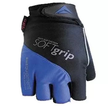Велоперчатки Polednik SOFT GRIP NEW, эластичный верх, прорезиненная ладонь, синий (Размер: 11XL)