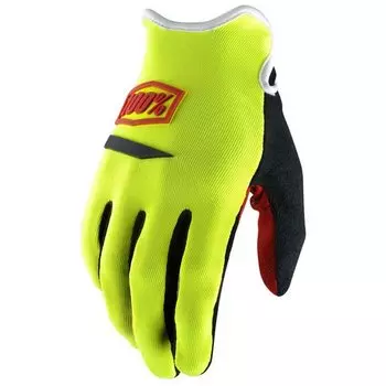 Велоперчатки женские 100% Ridecamp Women Glove, желтый, 2018