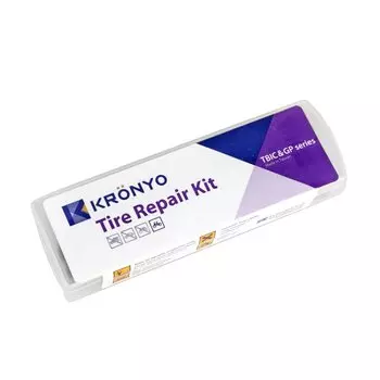 Аптечка велосипедная KRONYO TBIC-31C, 6-сть латок+клей+монтировки+терка, 6-170311