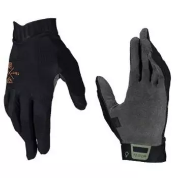 Велоперчатки женские Leatt MTB 1.0W GripR Glove, Stealth, 2025, 6024150480