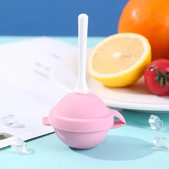 Форма для мороженого, виски, вечерние напитки, шоколадный десерт, хоккей с льдом, фруктовый коктейль, мини-леденец, ледяной шар, форма для мороженого, детская форма 4.5*10cm небесно-голубой