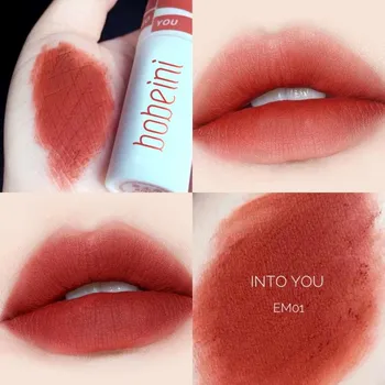 Бархатный матовый туман Air Lip Glaze Натуральное отбеливание Увлажнение и увлажнение Грязь для губ Водонепроницаемая помада Блеск для губ с антипригарным покрытием Женский макияж