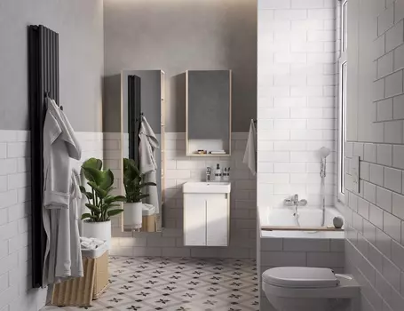 Мебель для ванной Aquaton Сканди Doors 45 см дуб верона