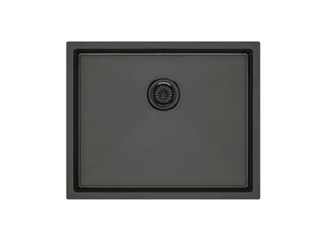 Кухонная мойка Paulmark NEXT 54 UNI PM215444-GM вороненая сталь