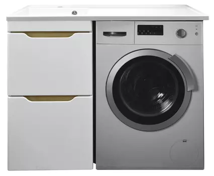 Мебель для ванной комнаты Azario Magenta 110 см напольная, белая
