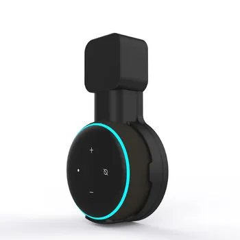 Настенный держатель Fonken Echo Dot 3, кронштейн для управления шнуром для динамика Alexa Echo Dot 3-го поколения, вилка европейского стандарта и США белый