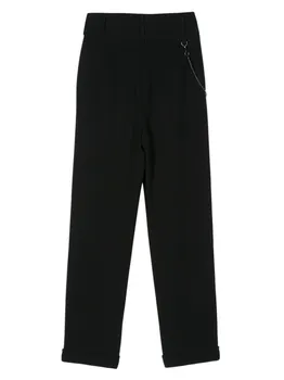 Emporio Armani прямые брюки со складками, черный