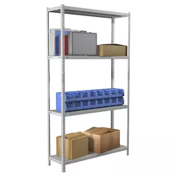 стеллаж металлический MS 200KD 200х100х30см 4 полки 500кг