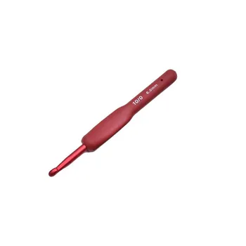 Силиконовые крючки для вязания крючком, игольная ручка, матовый алюминий, ручная работа, головка крючка для вязания крючком, свитер, плетение