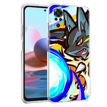 Прозрачный чехол с изображением аниме «Покемон» для Xiaomi Redmi Note 10 9 8 Pro 10S 9S 11 9A 9C 9T K40 10C 7 8T, мягкий силиконовый чехол для телефона Fundas Redmi Note 7